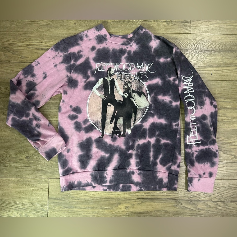 Fleetwood Mac size M tie dyed sweatshirt